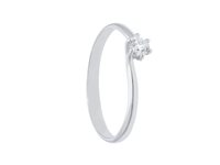 Ring Babila Milano Woman in White Gold Diamante 0.13 Ct 243176 BABILA